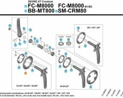 Shimano FC-M8000 Deore XT Kettingblad -Fiets Accessoires Winkel BE6F7E6B 3B10 4556 9058 487B9AFE3E72 12