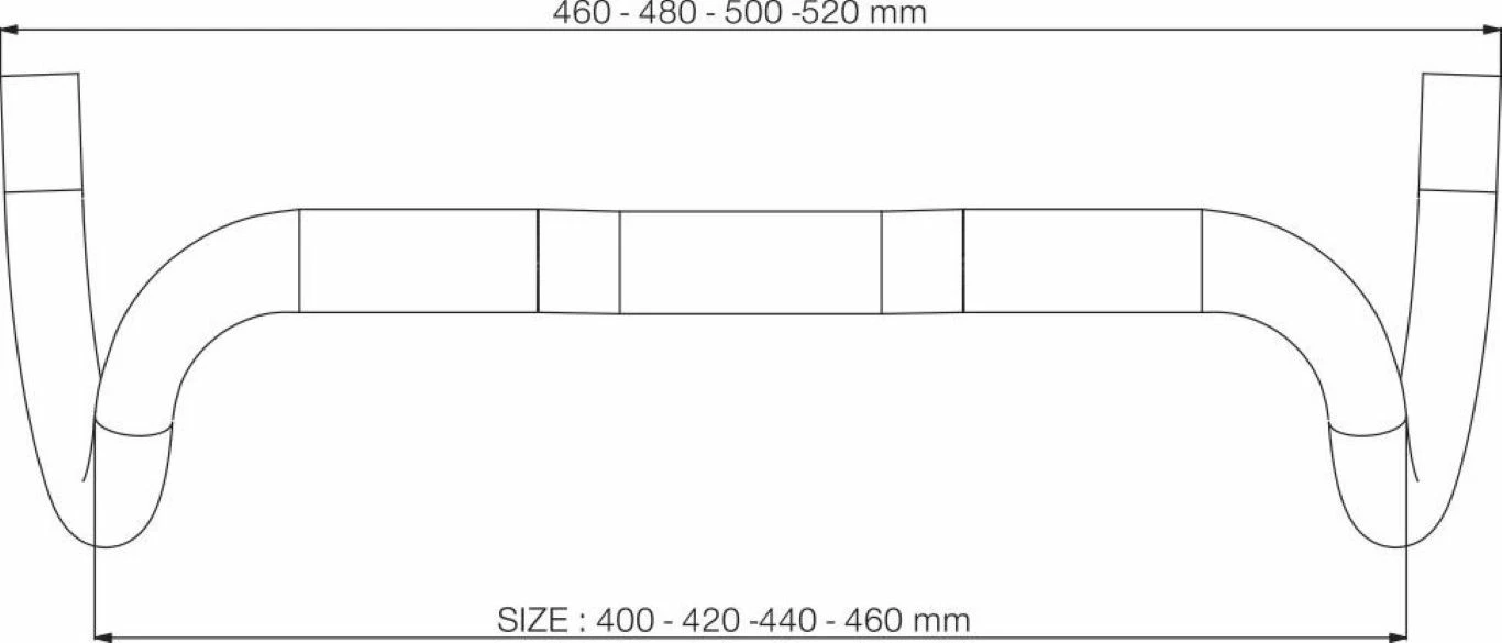 DEDACCIAI Deda Gravel100 Stuurbocht 4 DEDACCIAI Deda Gravel100 Stuurbocht - Afbeelding 2
