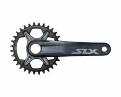 Shimano SLX M7100-1 XC Single Speed Crankset-Zwart-175mm-34