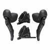 Shimano GRX RX600 STI Disc Shifterset Incl. RX400 Remklauwen 1x11 -Fiets Accessoires Winkel irx4001dcrx 1