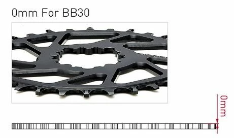 Shun SRAM BB30 DM Narrow-wide Kettingblad 5 Shun SRAM BB30 DM Narrow-wide Kettingblad - Afbeelding 3